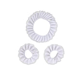 Men's Premium Renaissance White Cotton Lace Jabot Collar & Wrist Cuffs Cosplay Accessories by Halloweez - Halloweez